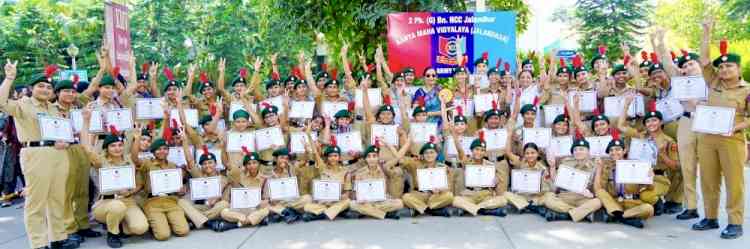 KMV’s NCC Cadets shine at Combined Annual Training Camp; Secure Top Honours in Military Training 