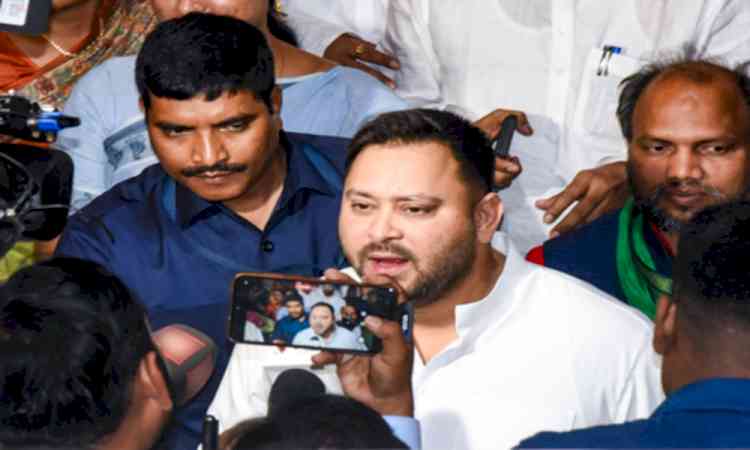 Nitish Kumar's Rajya Sabha move is driven by political pressure, says Tejashwi Yadav