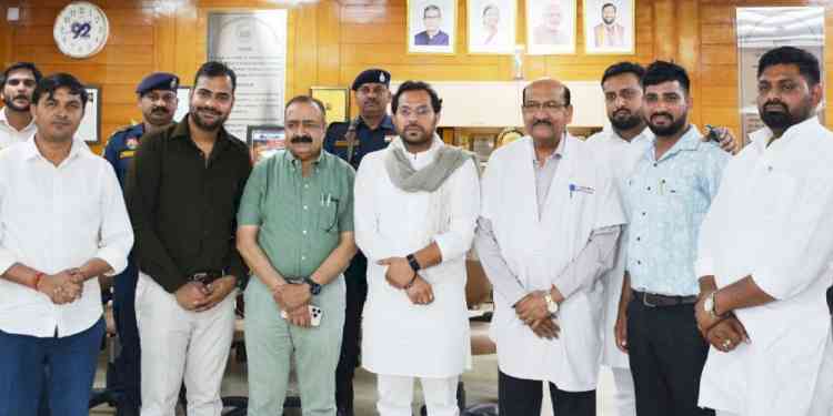 MLA Manmohan Bhadana Donates 10 State-of-the-Art ICU Beds to PGIMS's Department of Nuclear Medicine