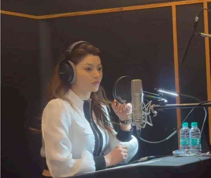 Urvashi Rautela Begins Dubbing for Big-Budget Film with Akshay Kumar 
