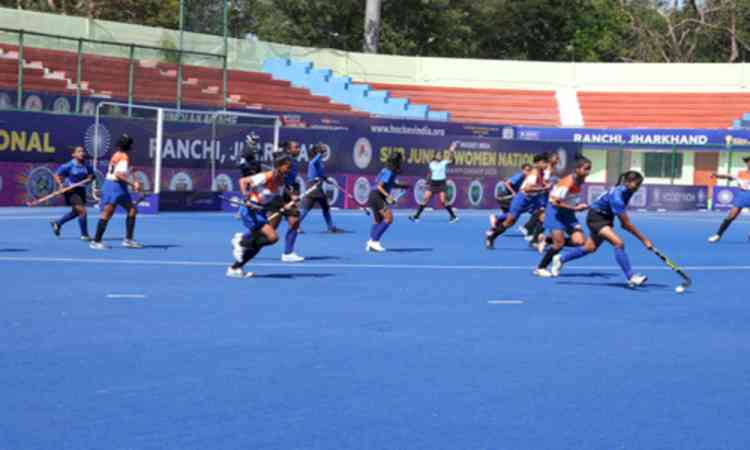 Hockey India Sub Jr National C'ship: MP to face UP in men’s final and Jharkhand in women’s 