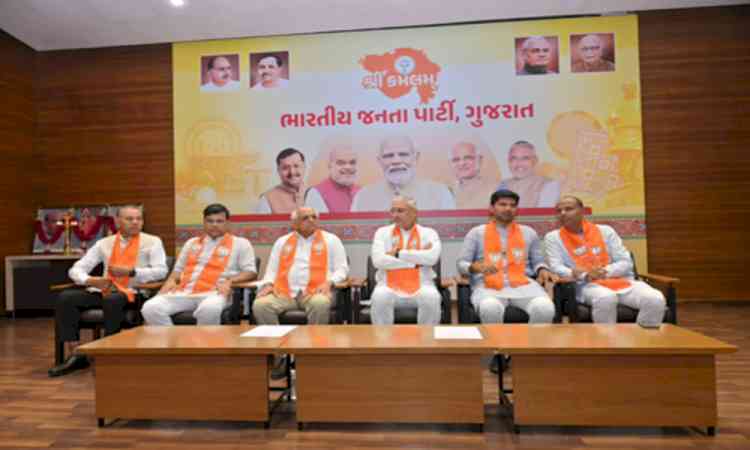 Gujarat CM, State BJP chief to lead local poll campaign in 15 civic bodies