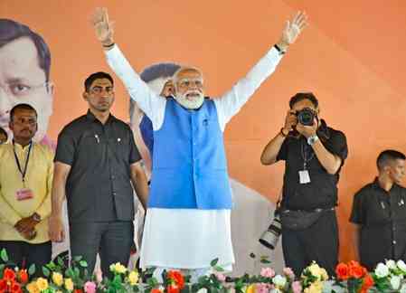 PM Modi holds mega road show in Siliguri after three rallies