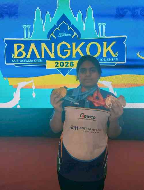 Payal - Para powerlifter trained at Aditya Mehta Foundation, wins big at Bangkok Asian Oceania Open Championship
