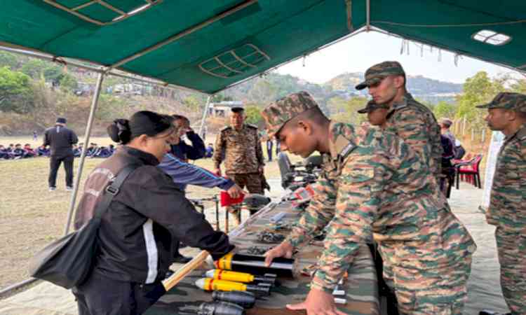 Territorial Army, Assam Rifles inspire NCC cadets with advanced drone technology in Mizoram