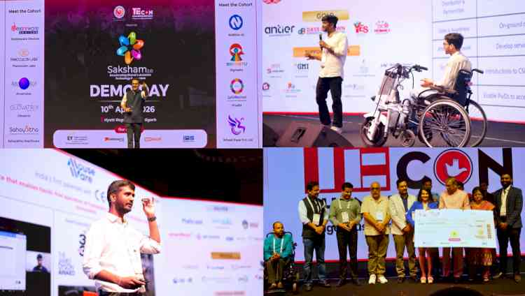 Under SACC’s Saksham Accelerator Demo Day ₹15 Lakh awarded to Assistive Technology Startups