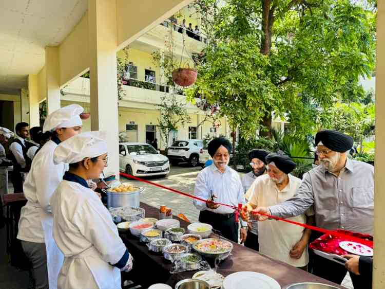 Indian Street Food Stall Organized by Department of Hotel Management, GGNIMT