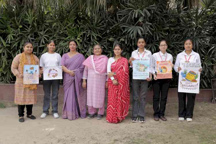 PCM S.D. College for Women Organises Poster Making Competition on Baisakhi
