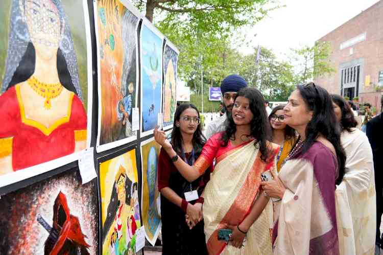 10 Renowned Artists from Across India Participated in Kalakriti 7.0 Art camp at Department of Fine Arts, LPU