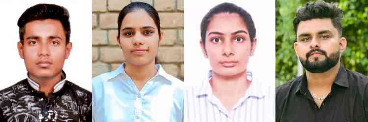 ऑन-कैंपस प्लेसमेंट ड्राइव में जीजेयू के चार विद्यार्थी चयनित