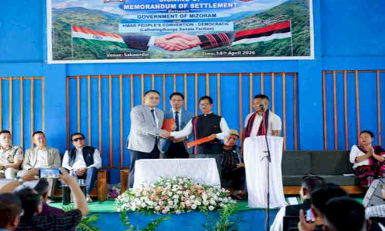 Mizoram signs peace accord with militant outfit, ends insurgency​