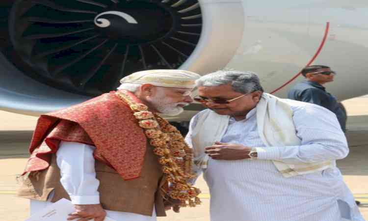 Siddaramaiah submits charter of demands to PM Modi, seeks Centre’s aid for key projects