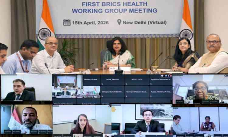 India chairs BRICS health meet, pitches lifestyle, mental health focus