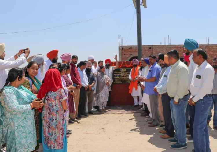 Cabinet Minister Hardeep Singh Mundian lays foundation stone for key road infrastructure project worth Rs 1.74 crore