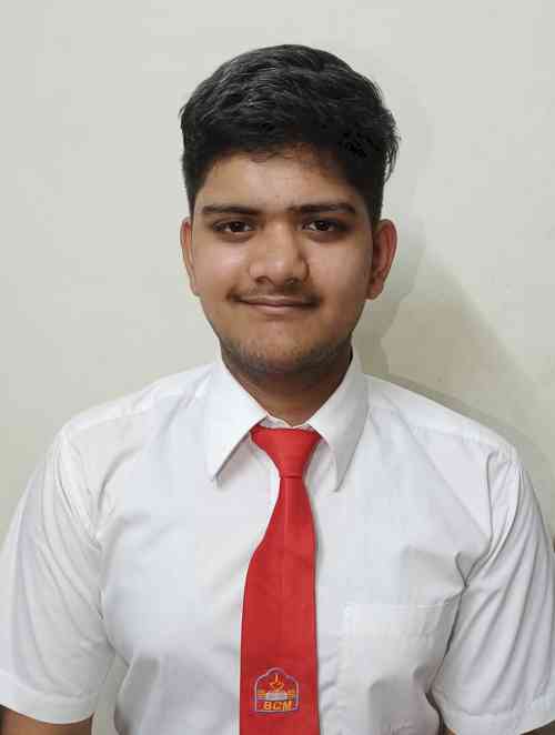 Outstanding Achievement: Shivish Purohit Scores 99.4% in Class 10, Secures Second Position at BCM Senior Secondary School