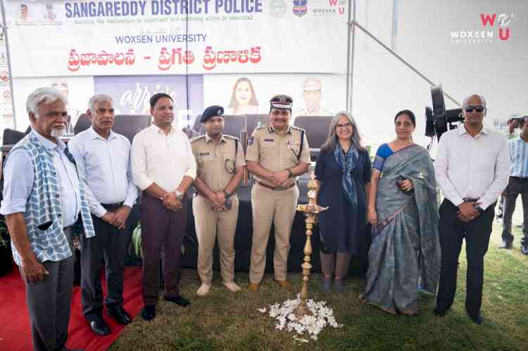 Woxsen University Partners with Telangana Government to Advance ‘Arrive Alive’ Road Safety Initiative Among Youth