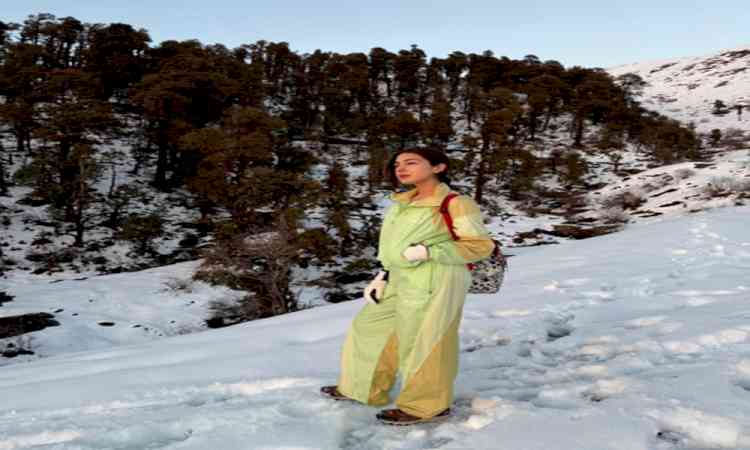 Sara Ali Khan provides a glimpse into her time in the mountains