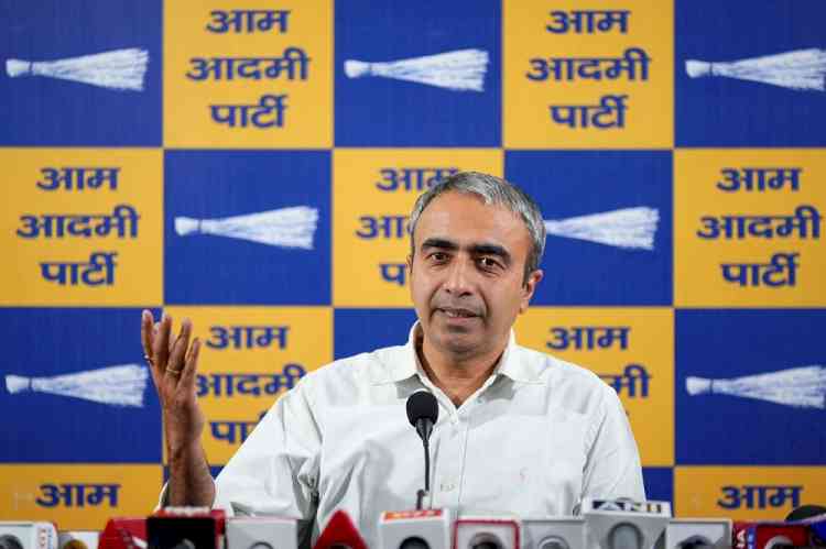 AAP National Media In-charge Anurag Dhanda questions BJP over ED raid at Minister Sanjeev Arora’s residence