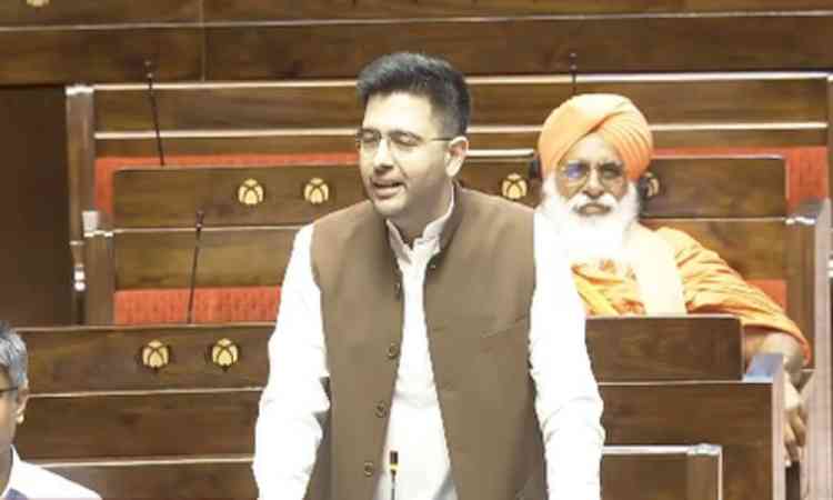 Raghav Chadha greets Harivansh on starting 'third innings' as Rajya Sabha Deputy Chairman