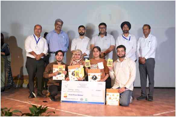 PU DCSA Students Win First Prize at National Hackathon, Awarded Rs. 31,000