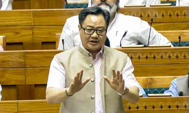 'Historic opportunity lost': Kiren Rijiju slams Opposition's stand on Women's Bill