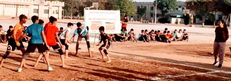 संकुल स्तरीय कबड्डी प्रतियोगिता में 9 विद्यालयों के 95 खिलाड़ी भाग ले रहेः उपायुक्त सचिन गुप्ता