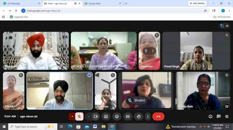 PCM S.D. College for Women holds International Webinar on “British and European Punjabi Literature in the Context of Life”