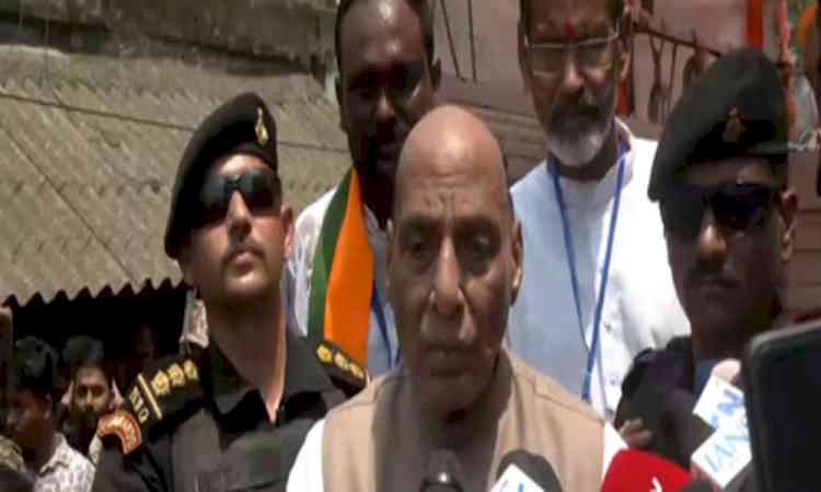 Can't rule out BJP getting two-thirds majority: Rajnath Singh ahead of Bengal polls