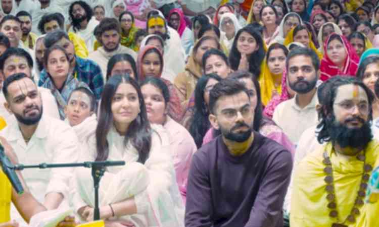 Virat, Anushka visit Premanand Maharaj’s Keli Kunj Ashram in Vrindavan