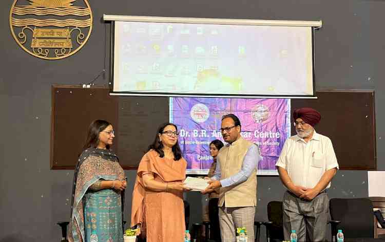 Panjab University commemorates 135th Birth Anniversary of Dr. B. R. Ambedkar