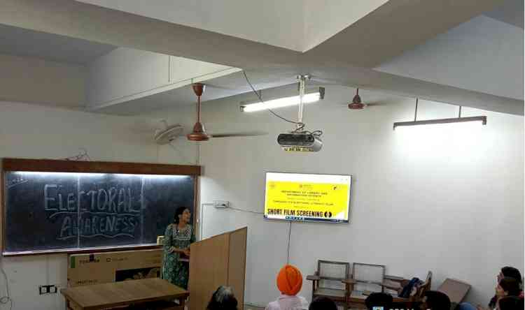 Panjab University hosts Short Film Screening Electoral Awareness Programme