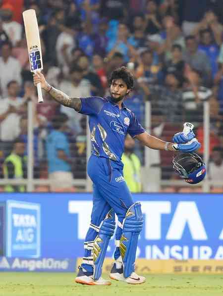 IPL 2026: Tilak Varma equals record for fastest hundred for MI with 45-ball masterclass vs GT