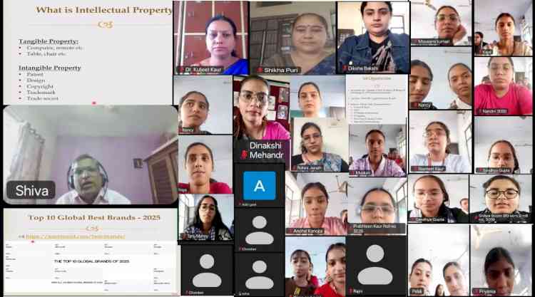 PG Department of Commerce and Management of PCM S.D. College for Women holds National Seminar on ‘Intellectual Property Rights: Relevance for Budding Innovators’