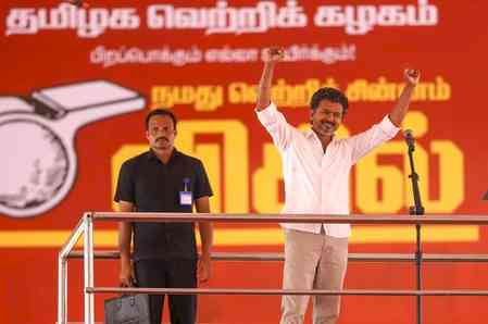 Vijay targets DMK, AIADMK and BJP nexus in final campaign pitch