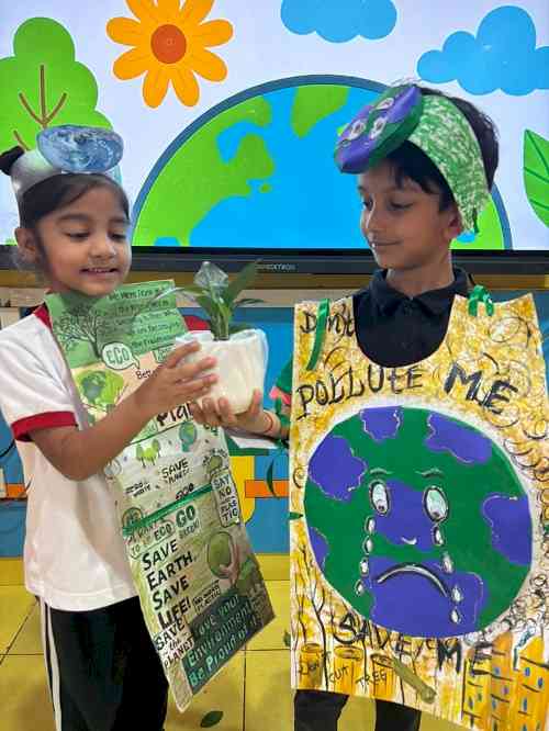Ivy World School Celebrates Earth Day with ‘Reuse and Recycle’ Creative Activities