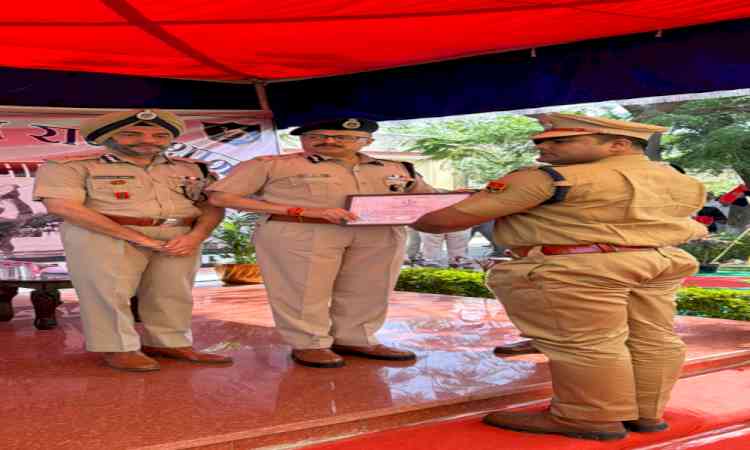 Ace archer Rajat Chauhan bestowed with DGP Commendation Disc for sporting excellence 