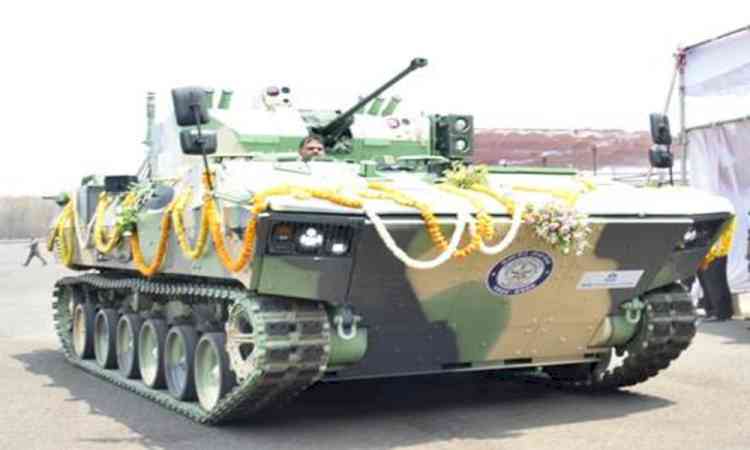 DRDO chief Samir Kamat unveils Advanced Armoured Platforms