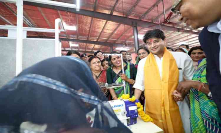 Jyotiraditya Scindia inaugurates Adani Group-backed garment hub in MP's Shivpuri