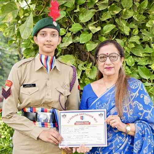 KMV’s NCC cadet shines at Inter Group Shooting Championship; secures spot in Inter-Directorate Sports Shooting Championship