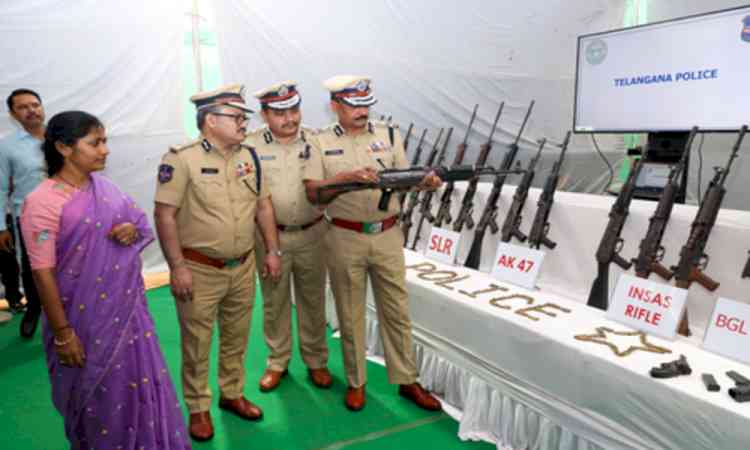 47 Maoists from Chhattisgarh surrender before Telangana DGP