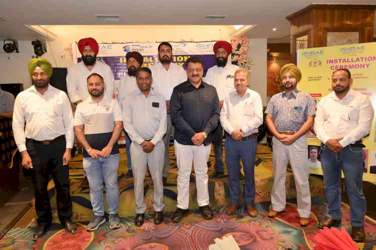 New Team of ISHRAE Sub-Chapter Ludhiana installed
