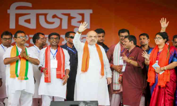 HM Amit Shah attacks Mamata Banerjee for being soft on terrorists