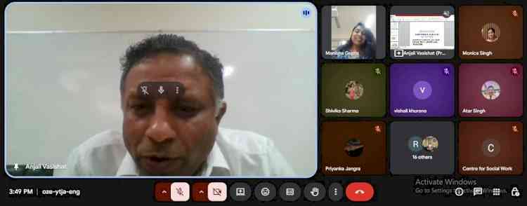 Panjab University Hosts Webinar on Social Work and Gender Studies Interface