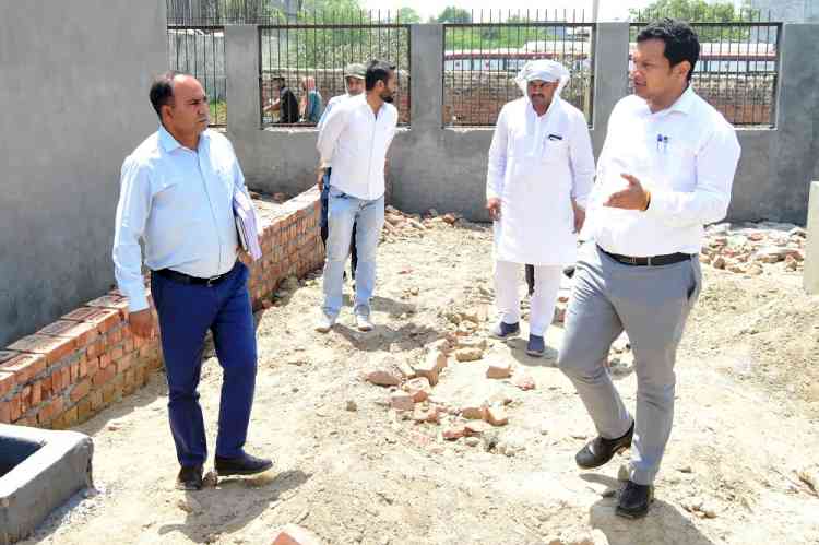 DC Sachin Gupta Directs Early Operationalisation of Rainakpura Booster; Accelerates Works at Salara Mohalla