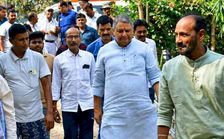 Bihar Deputy CM Vijay Kumar Choudhary receives grand welcome on first visit to his ancestral village 