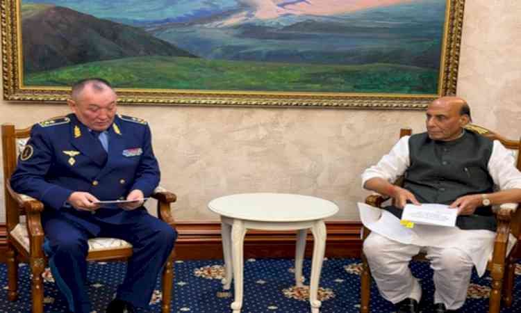 Rajnath Singh discusses defence cooperation with counterparts from Kyrgyzstan, Kazakhstan 