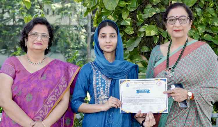 KMV’s scholar shines at National Mathematics Conference in Arunachal Pradesh