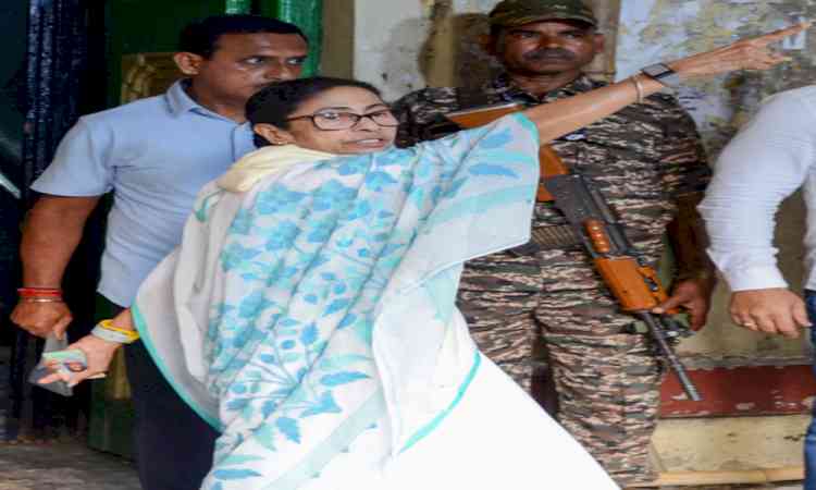 CM Mamata alleges voter harassment by central forces during Bengal polls