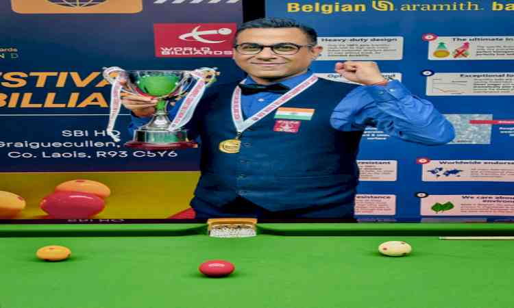 India's Sourav Kothari outplays Advani to defend World Billiards title; Dr Mandaviya congratulates him