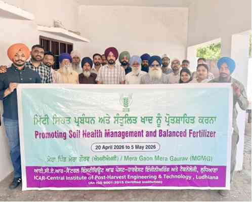 ICAR-CIPHET Conducts MGMG Awareness Campaign on Soil Health & Balanced Fertilizer Use in Ludhiana